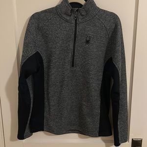 Men’s Spyder Medium 1/4 zip pullover.
